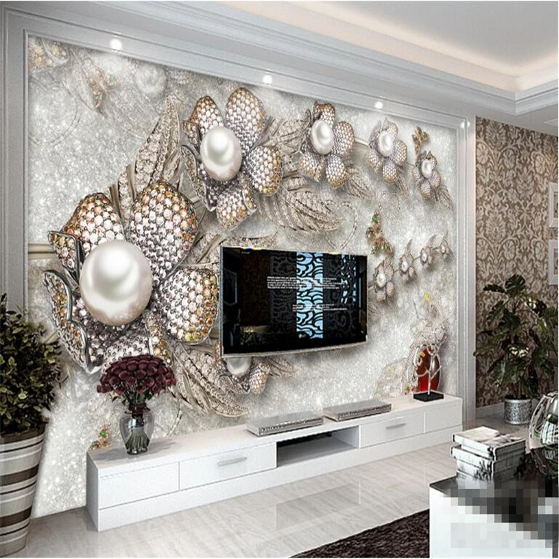 Beibehang 3D wallpapers exquisite high - end jewelry flowers sapphire texture living room TV wall mural wallpaper for walls 3 d
Beibehang 3D wallpapers exquisite high - end jewelry flowers sapphire texture living room TV wall mural wallpaper for walls 3 d