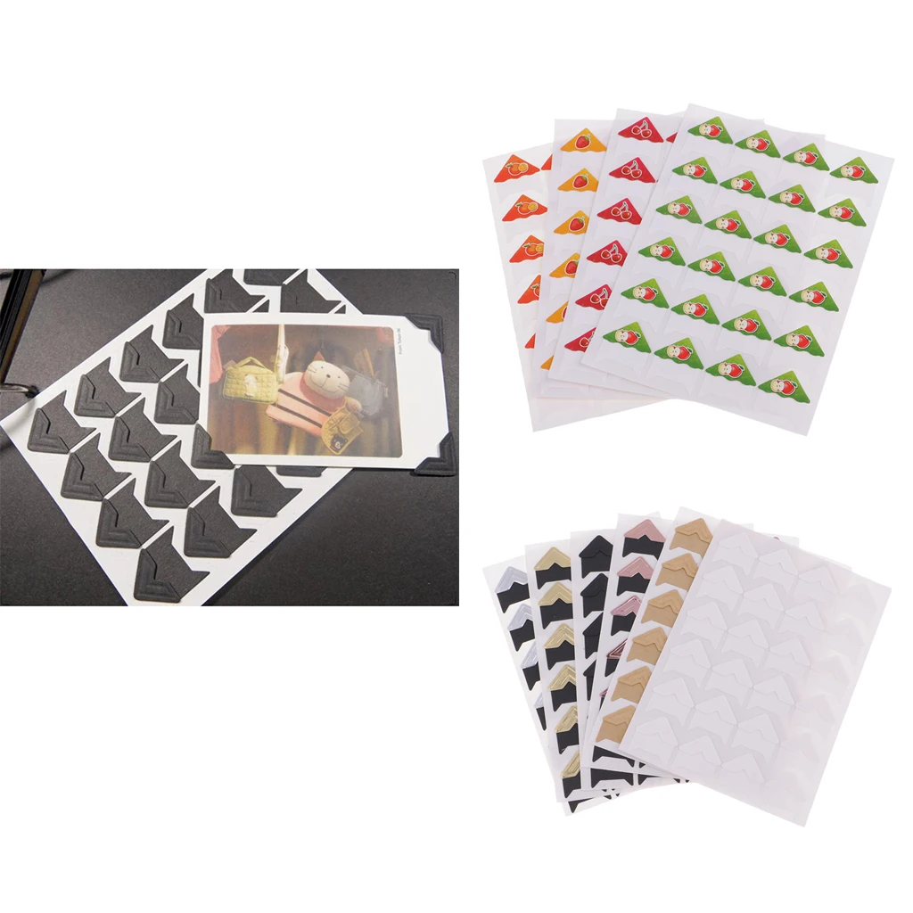 10 Sheets Kraft paper Photo Mounting Sticker Corner Stickers for Scrapbooking Album Memory Books 2x2cm Total 240 Pieces
10 Sheets Kraft paper Photo Mounting Sticker Corner Stickers for Scrapbooking Album Memory Books 2x2cm Total 240 Pieces