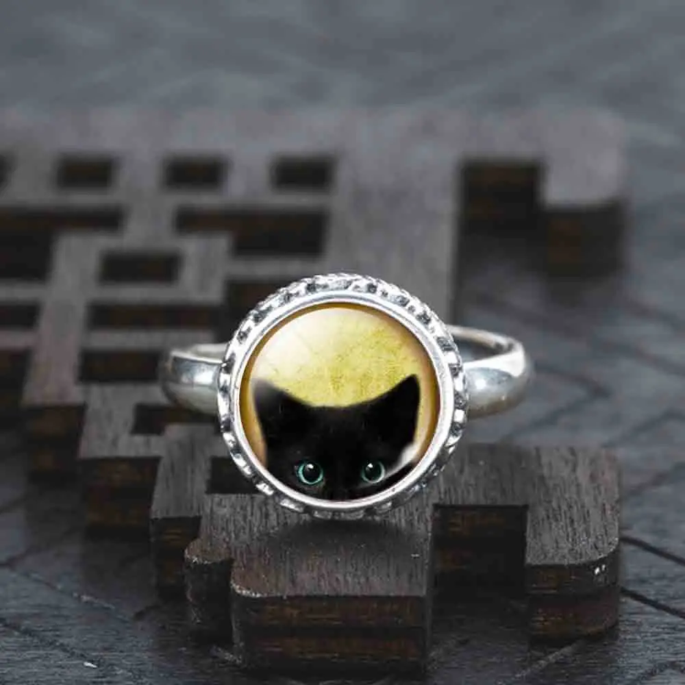 QuYiFang Luxury Real Solid 925 Sterling Silver Ring Unique simple flower 10mm glass cat For Women men adjustable Rings Wedding
QuYiFang Luxury Real Solid 925 Sterling Silver Ring Unique simple flower 10mm glass cat For Women men adjustable Rings Wedding
