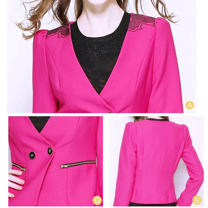 Women Slim Fit Blazer Spring Coat Jacket Short Outerwear Overcoat Fashion Office Lady Formal Wear Women's Coat Clothes 2019
Women Slim Fit Blazer Spring Coat Jacket Short Outerwear Overcoat Fashion Office Lady Formal Wear Women's Coat Clothes 2019