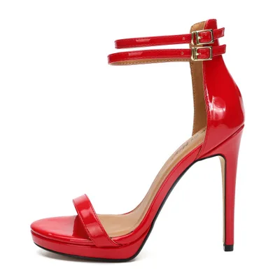 Women Sandals 11.5CM High Heels Fetish Sandals Female PU Extreme Gladiator Cheap Female Shoes Lady Valentine Red Sandals 40-50
Women Sandals 11.5CM High Heels Fetish Sandals Female PU Extreme Gladiator Cheap Female Shoes Lady Valentine Red Sandals 40-50