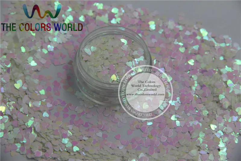 TCI03 Heart shapes Pearlescent Iridescent White Colors confetti spangles glitter for nail Art or other DIY decoration 1pack=50g
TCI03 Heart shapes Pearlescent Iridescent White Colors confetti spangles glitter for nail Art or other DIY decoration 1pack=50g