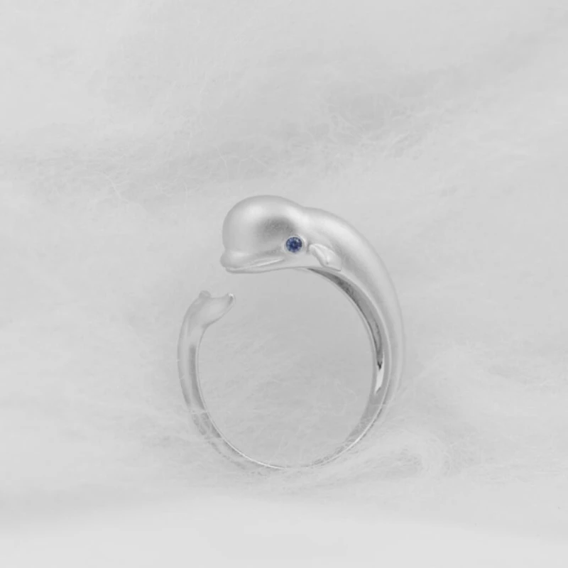 Original Whale Fresh 925 Sterling Silver Temperament Personality Fashion Female Trendy Resizable Opening Rings SRI014
Original Whale Fresh 925 Sterling Silver Temperament Personality Fashion Female Trendy Resizable Opening Rings SRI014