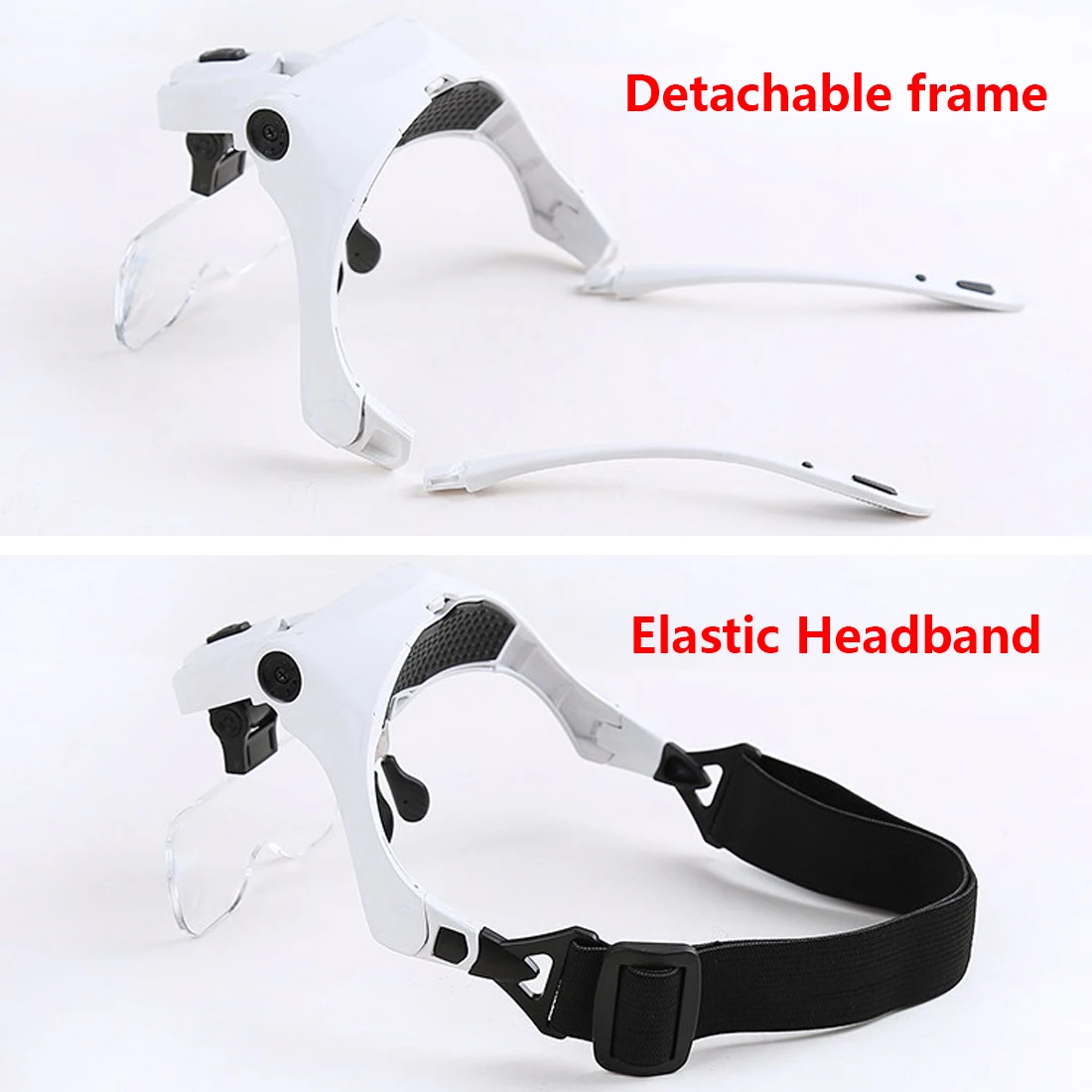 AdjustableLED Magnifying Glasses 1.0X 1.5X 2.0X 2.5X 3.5X Adjustable 5 Lens Headband Magnifier Glass Loupe LED Light
AdjustableLED Magnifying Glasses 1.0X 1.5X 2.0X 2.5X 3.5X Adjustable 5 Lens Headband Magnifier Glass Loupe LED Light