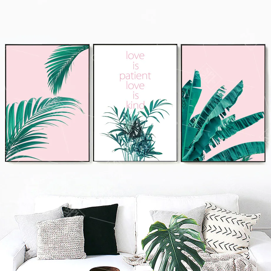 Tropical Palm Leaf Banana leaf Quote Wall Art Canvas Painting Nordic Posters And Prints Wall Pictures For Living Room Decor
Tropical Palm Leaf Banana leaf Quote Wall Art Canvas Painting Nordic Posters And Prints Wall Pictures For Living Room Decor