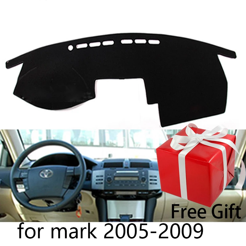 Для Toyota mark x 2004-2009 коврик для приборной панели Защитная Накладка на подушку интерьерная наклейка Аксессуары для стайлинга автомобиля
Для Toyota mark x 2004-2009 коврик для приборной панели Защитная Накладка на подушку интерьерная наклейка Аксессуары для стайлинга автомобиля