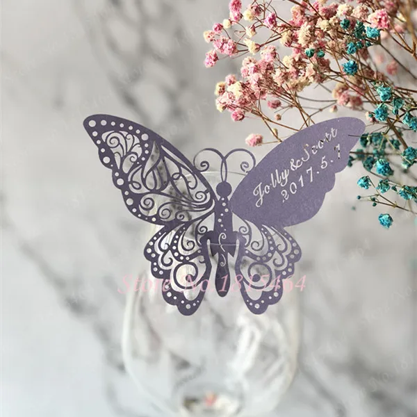 60pcs Butterfly Laser Name Place Card Cup Paper Card Table Mark Wine Glass Wedding Favors Party Decoration Wedding Decor
60pcs Butterfly Laser Name Place Card Cup Paper Card Table Mark Wine Glass Wedding Favors Party Decoration Wedding Decor