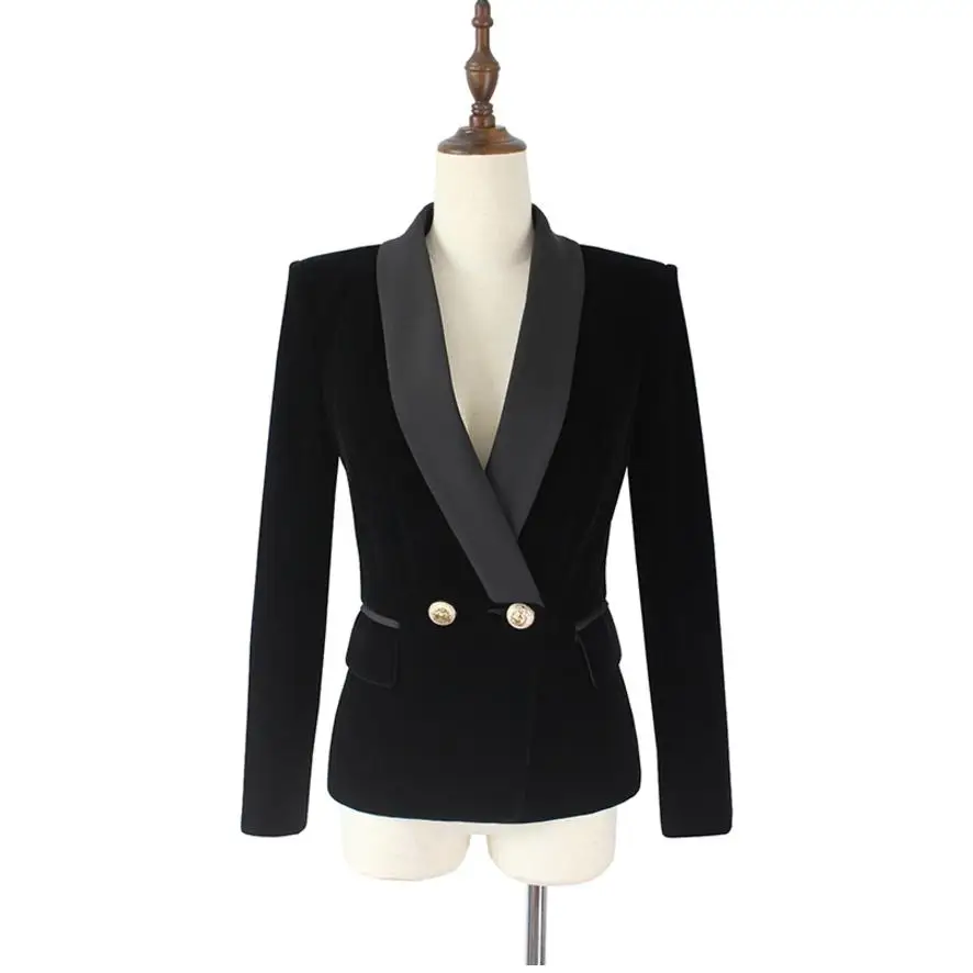 2018 spring new jackets women blazer coats button Slim temperament small suit female velvet was thin casual short jacket L696
2018 spring new jackets women blazer coats button Slim temperament small suit female velvet was thin casual short jacket L696