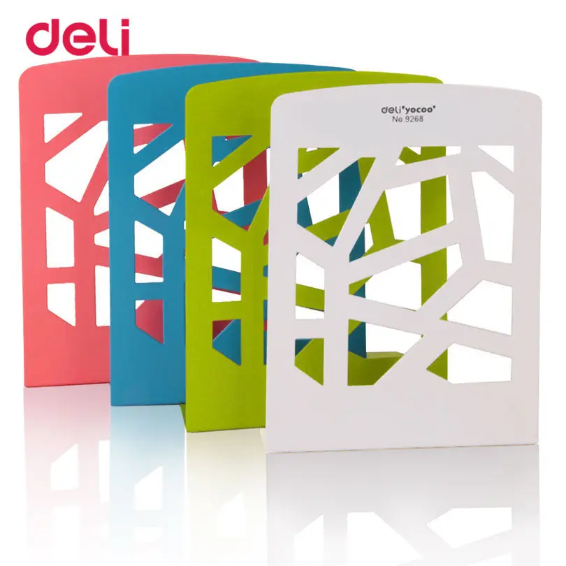 Deli Creative Iron Hollow Metal Bookends 2pieces a lot 450g 4 Colours Stand Home Office Desk Stationery Bookends
Deli Creative Iron Hollow Metal Bookends 2pieces a lot 450g 4 Colours Stand Home Office Desk Stationery Bookends