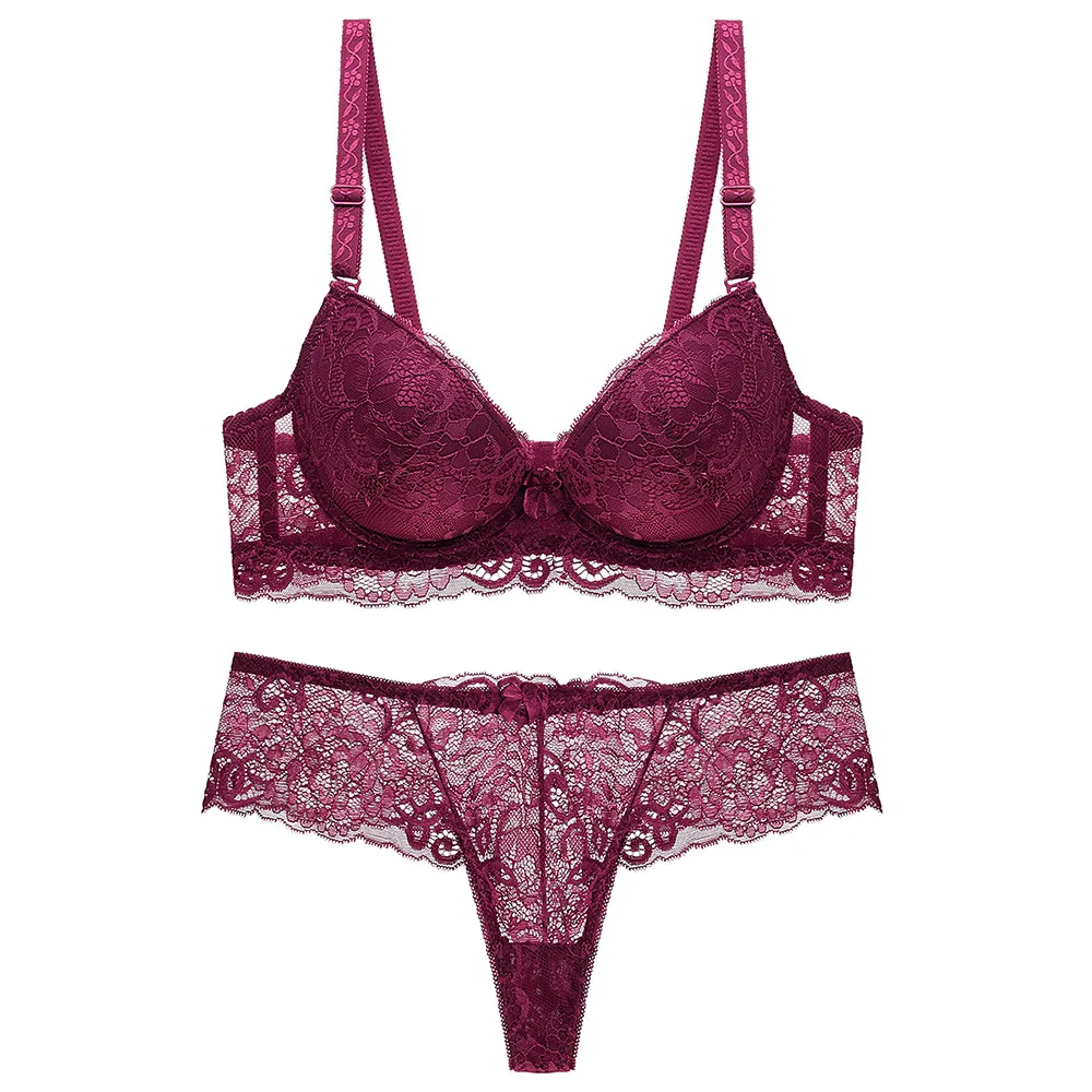 European and American sexy lace underwear gathered bra suit BC cup bra suit underwear
European and American sexy lace underwear gathered bra suit BC cup bra suit underwear