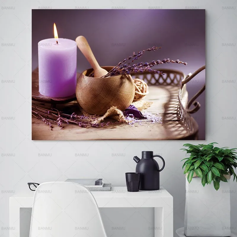Canvas painting wall art Canvas Photo Prints Purple Lavender Candles Spa Wall Art Picture Canvas Paintings Wall Decorations
Canvas painting wall art Canvas Photo Prints Purple Lavender Candles Spa Wall Art Picture Canvas Paintings Wall Decorations