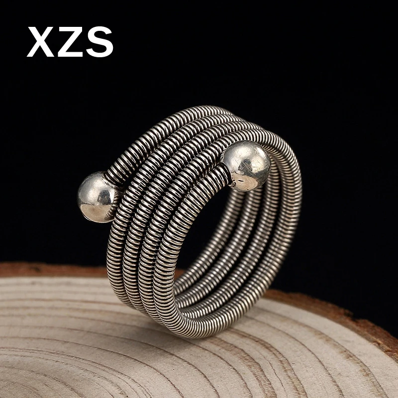 100% Authentic 925 Sterling Silver Creative Spring Rings China Style Vintage Hand Made For Women Luxury Gift Jewelry JZC-8034
100% Authentic 925 Sterling Silver Creative Spring Rings China Style Vintage Hand Made For Women Luxury Gift Jewelry JZC-8034