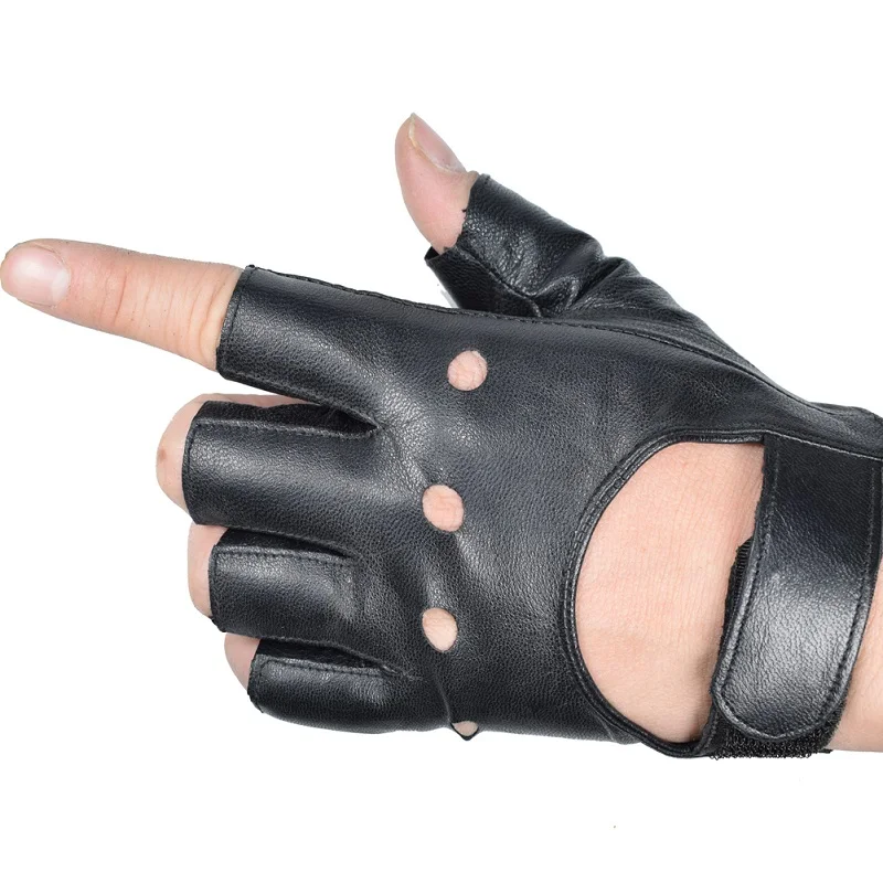 KUYOMENS Fingerless Gloves Wrist Half Finger Cycling Glove Unisex Fingerless Mittens Real Genuine Leather Glove
KUYOMENS Fingerless Gloves Wrist Half Finger Cycling Glove Unisex Fingerless Mittens Real Genuine Leather Glove
