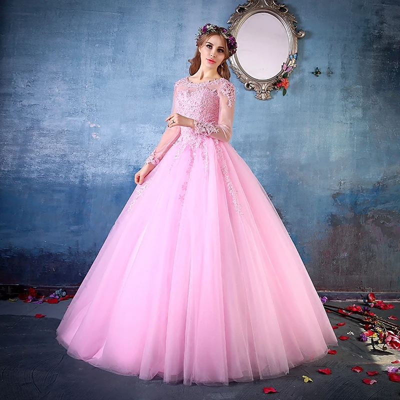 light pink full embroidery beading long sleeve medieval dress ball gown Renaissance Gown queen cosplay Victoria Belle ball gown
light pink full embroidery beading long sleeve medieval dress ball gown Renaissance Gown queen cosplay Victoria Belle ball gown