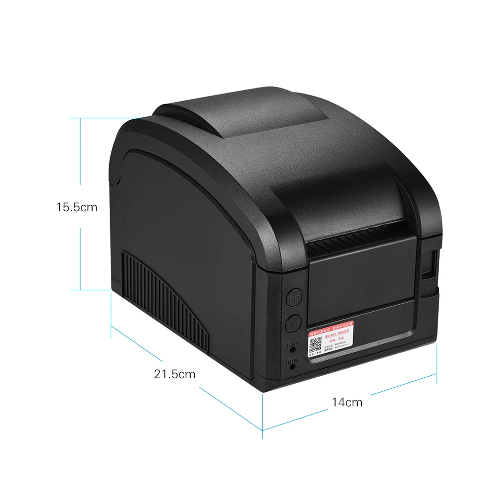 Thermal Printer Adhesive Sticker Barcode Label Graphic Printer High Speed 23-80mm Printing Width for USB POS Computer
Thermal Printer Adhesive Sticker Barcode Label Graphic Printer High Speed 23-80mm Printing Width for USB POS Computer
