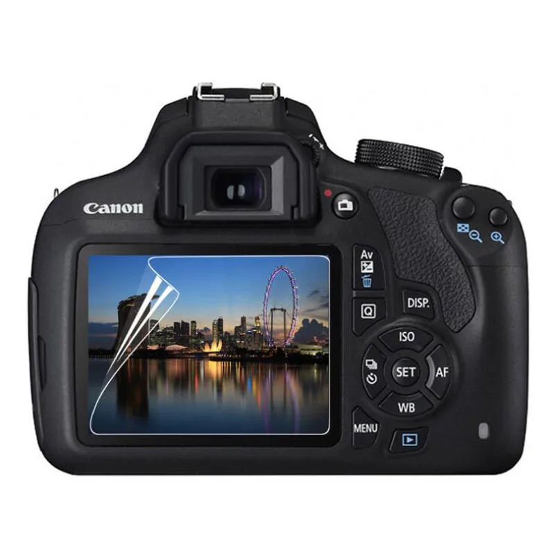 3 x PET Защитная пленка для экрана Canon EOS 650D 70D 700D 750D 760D 77D 9000D 80D 800D 8000D Kiss X9i X8i X7i X6i