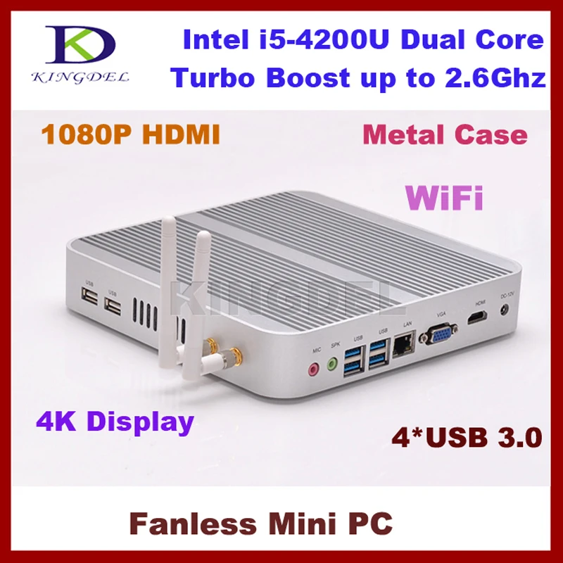 Portable Network Mini PC Core i5 4200U 1.6~2.6GHz Nettop with 8GB RAM+64GB SSD+1TB HDD,Gaming PC Fanless Desktop Computer,TV Box
Portable Network Mini PC Core i5 4200U 1.6~2.6GHz Nettop with 8GB RAM+64GB SSD+1TB HDD,Gaming PC Fanless Desktop Computer,TV Box