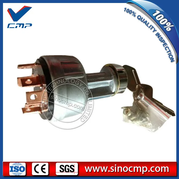 PC350-7 PC360-7 Key Ignition Switch 22B-06-11910 with 6 pins for Komatsu Excavator
PC350-7 PC360-7 Key Ignition Switch 22B-06-11910 with 6 pins for Komatsu Excavator