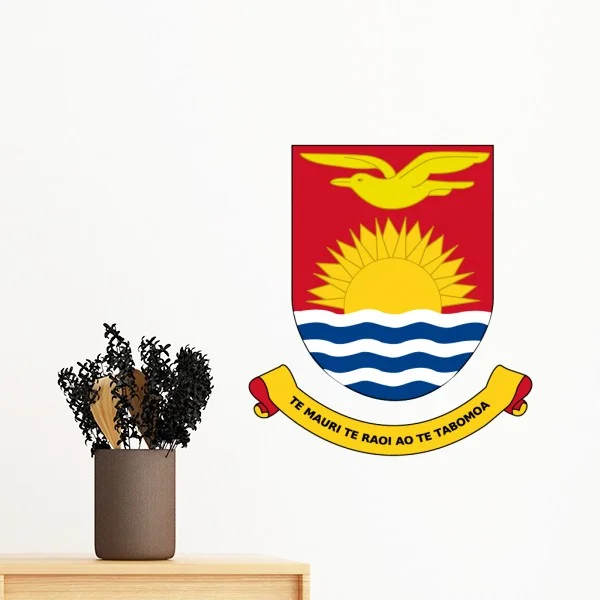 Kiribati Oceania National Emblem Removable Wall Sticker Art Decals Mural DIY Wallpaper for Room Decal
Kiribati Oceania National Emblem Removable Wall Sticker Art Decals Mural DIY Wallpaper for Room Decal