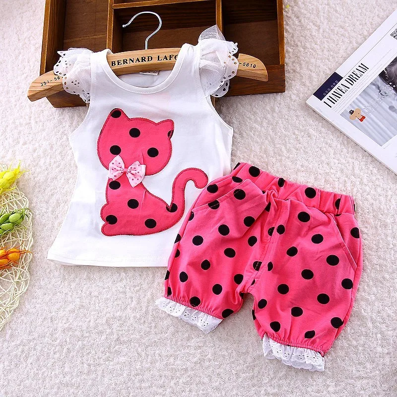 summer baby Girls Clothes New summer clothing sets cartoon Pattern clothes girls shorts sets Cotton Kids Outfits
summer baby Girls Clothes New summer clothing sets cartoon Pattern clothes girls shorts sets Cotton Kids Outfits