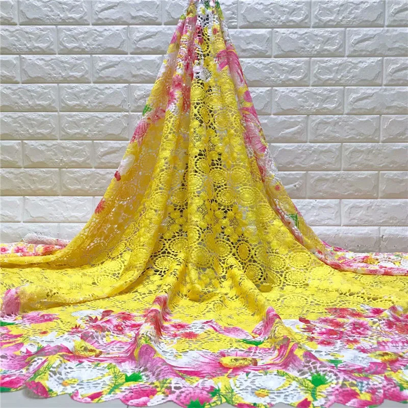 Hot sale printed colorful flowers pattern water soluble chemical Fabric AFW1 Free shipping wholesale price cord Lace Fabric
Hot sale printed colorful flowers pattern water soluble chemical Fabric AFW1 Free shipping wholesale price cord Lace Fabric