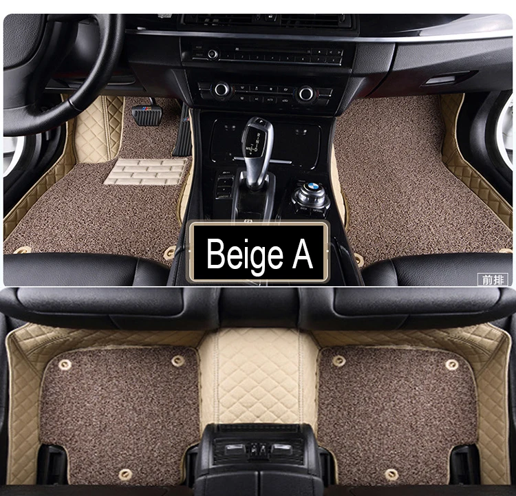 Car floor mats for Volkswagen Beetle CC Eos Golf Jetta Passat Tiguan Touareg sharan 5D car-styling carpet liner | Автомобили и