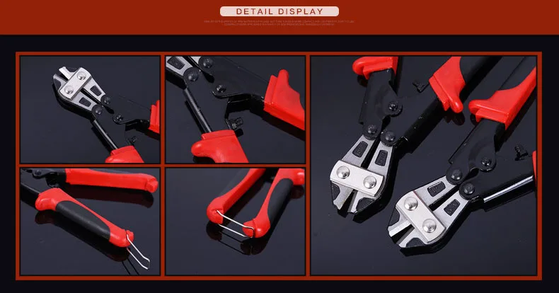 UNeefull 8 Inch Two-color Handle Mini Bolt Cutter Steel Wire Cutting Plier Chrome vanadium Steel Crimping Plier Cutter Tool
UNeefull 8 Inch Two-color Handle Mini Bolt Cutter Steel Wire Cutting Plier Chrome vanadium Steel Crimping Plier Cutter Tool