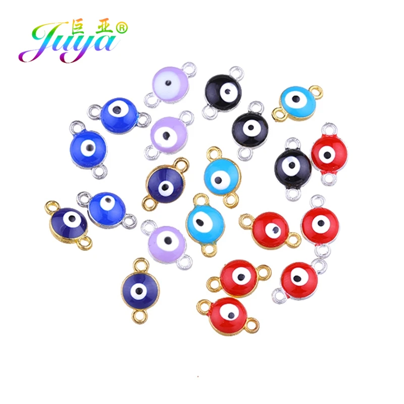 Juya 30pcs/lot Turkish Eye Resin Enamel Charms Supplies Handmade Connector Evil Eye Charms For DIY Classical Jewelry Making
Juya 30pcs/lot Turkish Eye Resin Enamel Charms Supplies Handmade Connector Evil Eye Charms For DIY Classical Jewelry Making