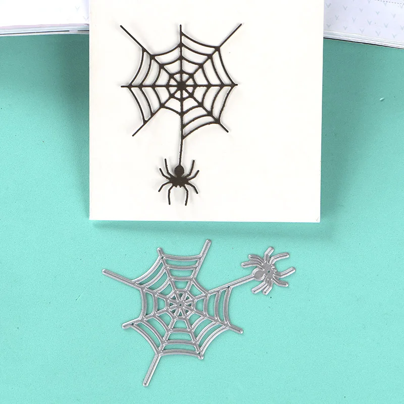 Металлические Вырубные штампы duрождения трафарет паука на Хэллоуин для