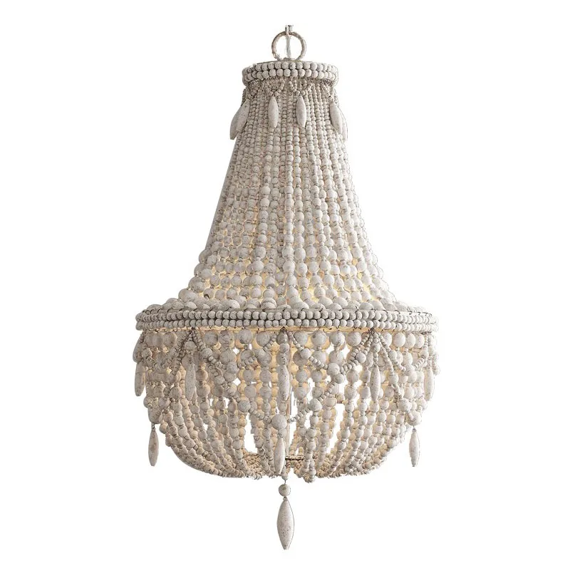 Replica item America Style Anselme Large Chandelier Weathered White Wood Beads Lights
Replica item America Style Anselme Large Chandelier Weathered White Wood Beads Lights
