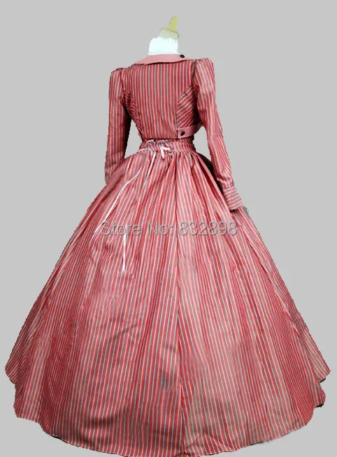 Top Sale Seconds Kill Three Piece Vertical Stripes Civil War Victorian Dress Reenactment Gown Costume
Top Sale Seconds Kill Three Piece Vertical Stripes Civil War Victorian Dress Reenactment Gown Costume