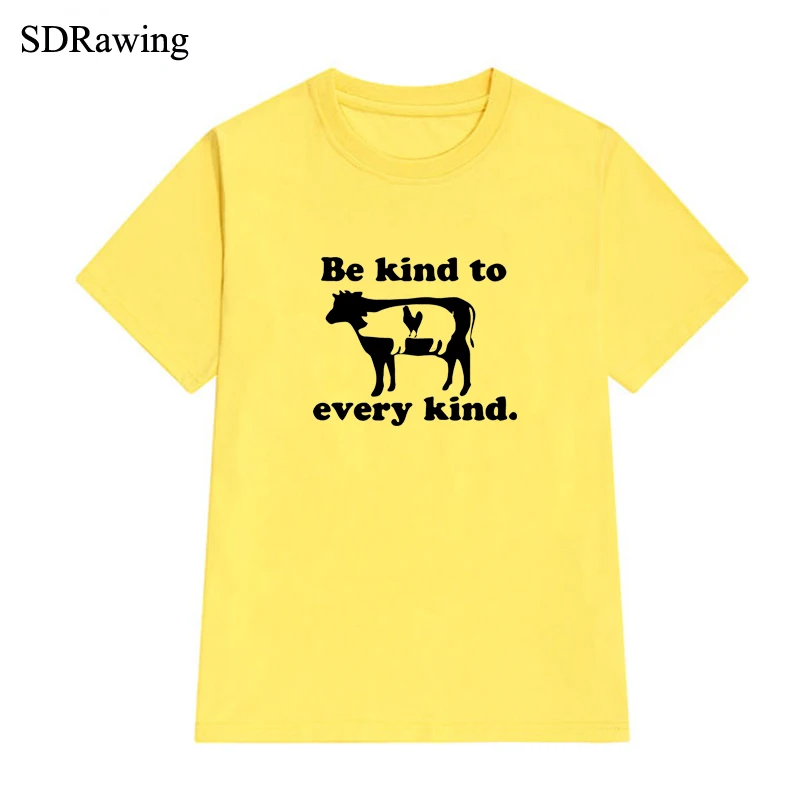 Be Kind To Every Kind Print Women t shirt Cotton Casual Funny t shirt For Lady Girl Top Tee Hipster Tumblr Drop Ship
Be Kind To Every Kind Print Women t shirt Cotton Casual Funny t shirt For Lady Girl Top Tee Hipster Tumblr Drop Ship