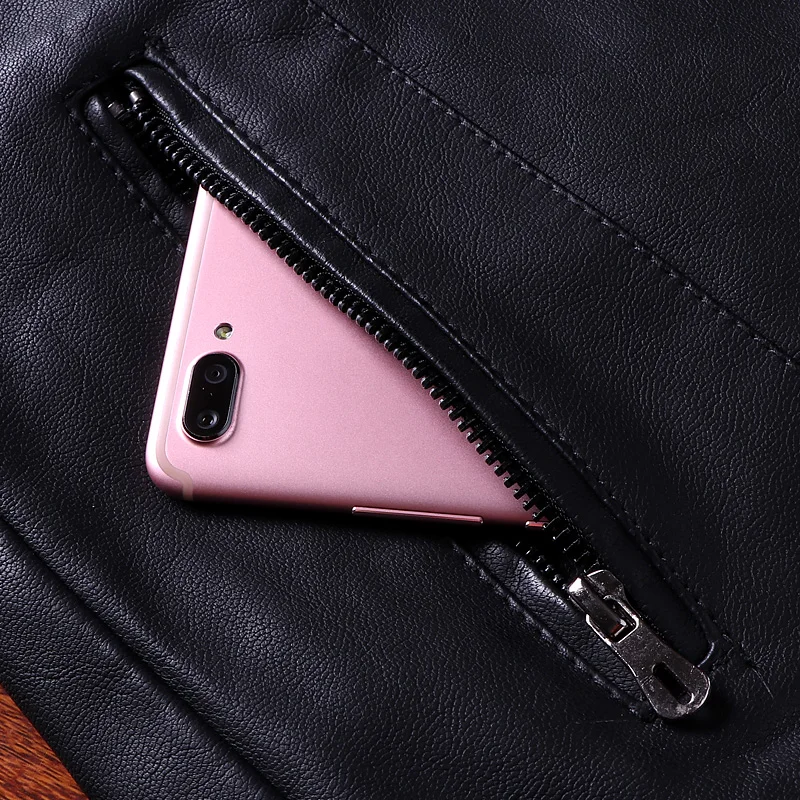 2019 Autumn New Slim Fit Kurtka Skorzana Meska Stand Collar Stylish Cazadora Moto Hombre
2019 Autumn New Slim Fit Kurtka Skorzana Meska Stand Collar Stylish Cazadora Moto Hombre