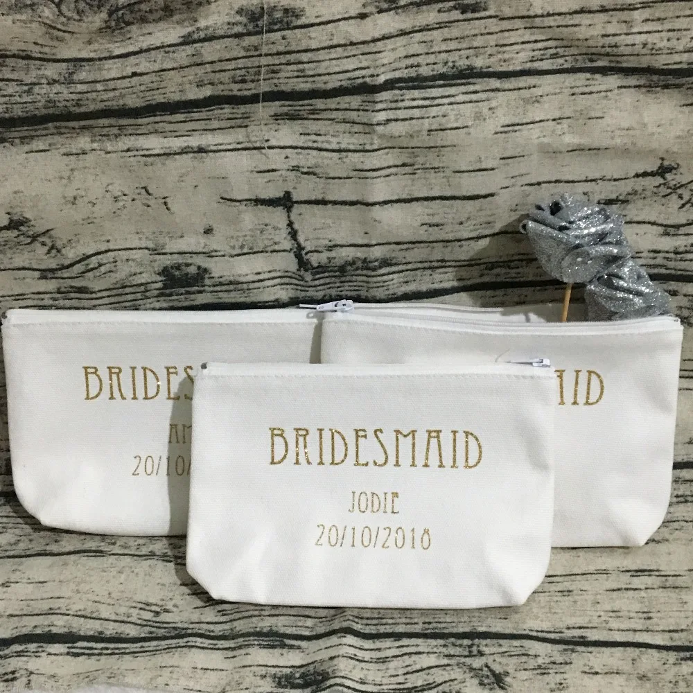 Personalized design set of 4 bridesmaid names makeup toiletry kits wedding Gift Make Up Bags Unique Gift for Bridal Party favor
Personalized design set of 4 bridesmaid names makeup toiletry kits wedding Gift Make Up Bags Unique Gift for Bridal Party favor