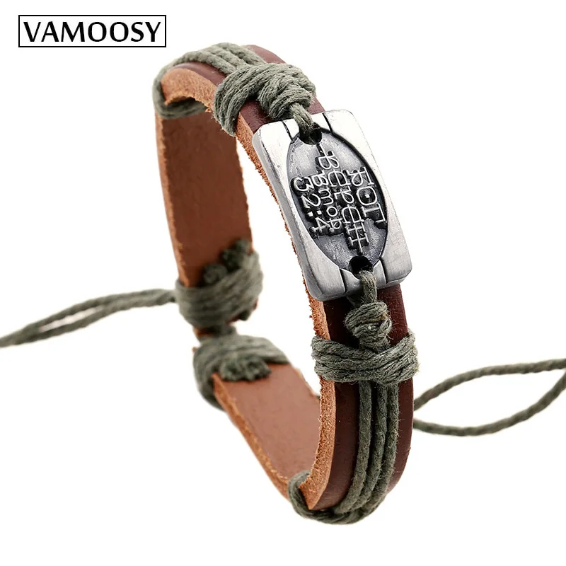 2018 Fashion Brutal Men Bracelets Bijoux Homme Hand Woven Cowboy Leather Bracelets for Women Braided Bracelets Female Jewelry
2018 Fashion Brutal Men Bracelets Bijoux Homme Hand Woven Cowboy Leather Bracelets for Women Braided Bracelets Female Jewelry