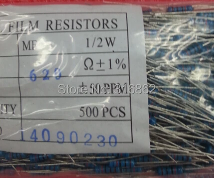 1/2W620R 1/2W620ohm 0.5W620R 0.5W620ohm металлическая пленка 1% 500 шт./лот Бесплатная доставка
1/2W620R 1/2W620ohm 0.5W620R 0.5W620ohm металлическая пленка 1% 500 шт./лот Бесплатная доставка