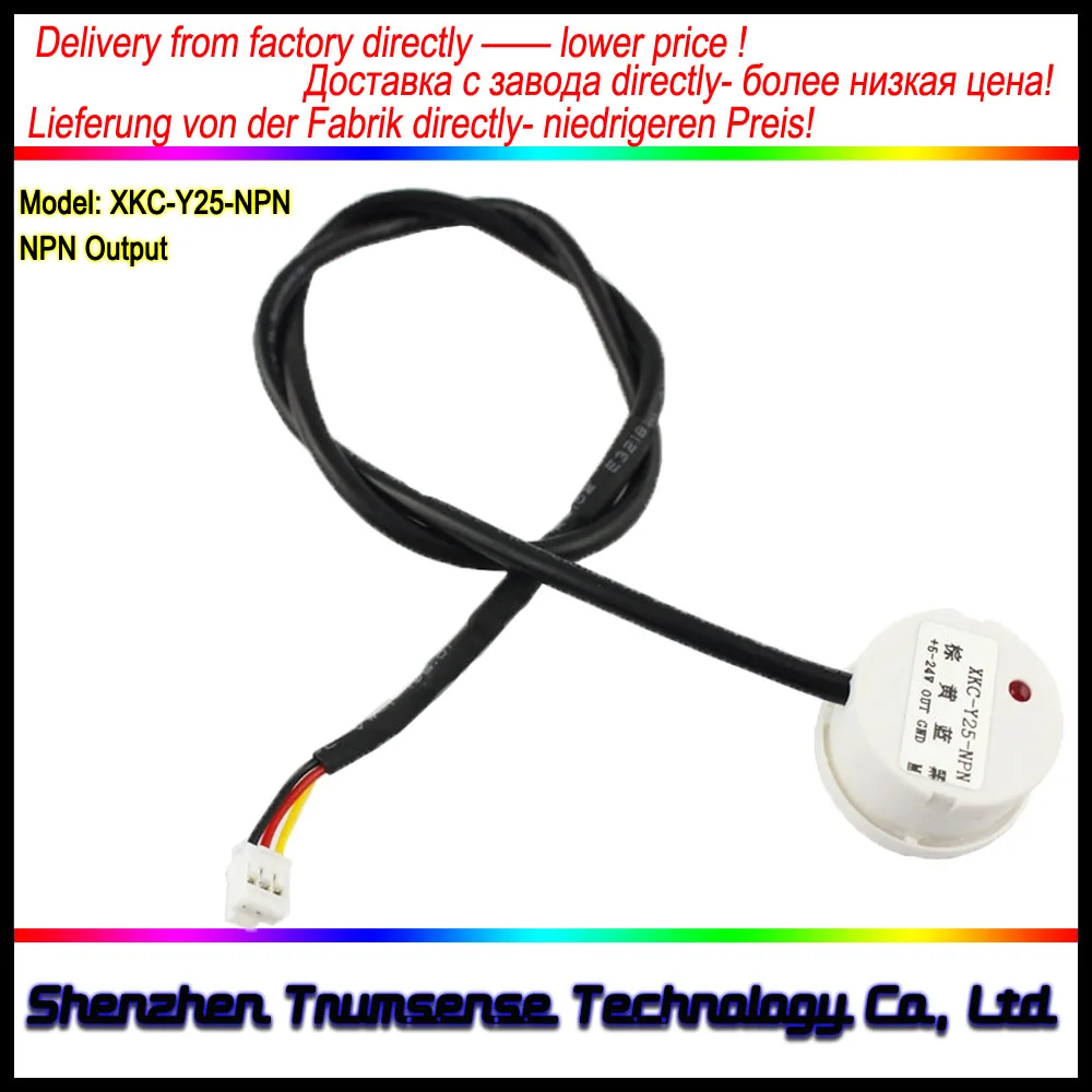 XKC-Y25-NPN Touchless Liquid Level Switch Water Level Control Sensor Water Level Monitor Automatic Control Sensor DC 5 to 24 V
XKC-Y25-NPN Touchless Liquid Level Switch Water Level Control Sensor Water Level Monitor Automatic Control Sensor DC 5 to 24 V
