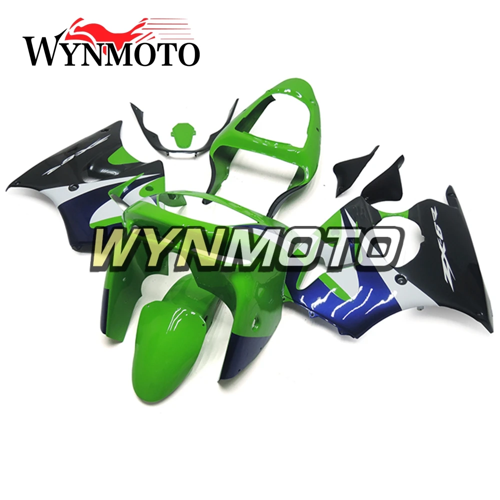 Полностью зеленые, черные, синие обтекатели для Kawasaki ZX-6R 1998-1999 ZX6R 98 99 лет, пластмассовые Обтекатели для кузова мотоцикла из АБС-пластика
Полностью зеленые, черные, синие обтекатели для Kawasaki ZX-6R 1998-1999 ZX6R 98 99 лет, пластмассовые Обтекатели для кузова мотоцикла из АБС-пластика