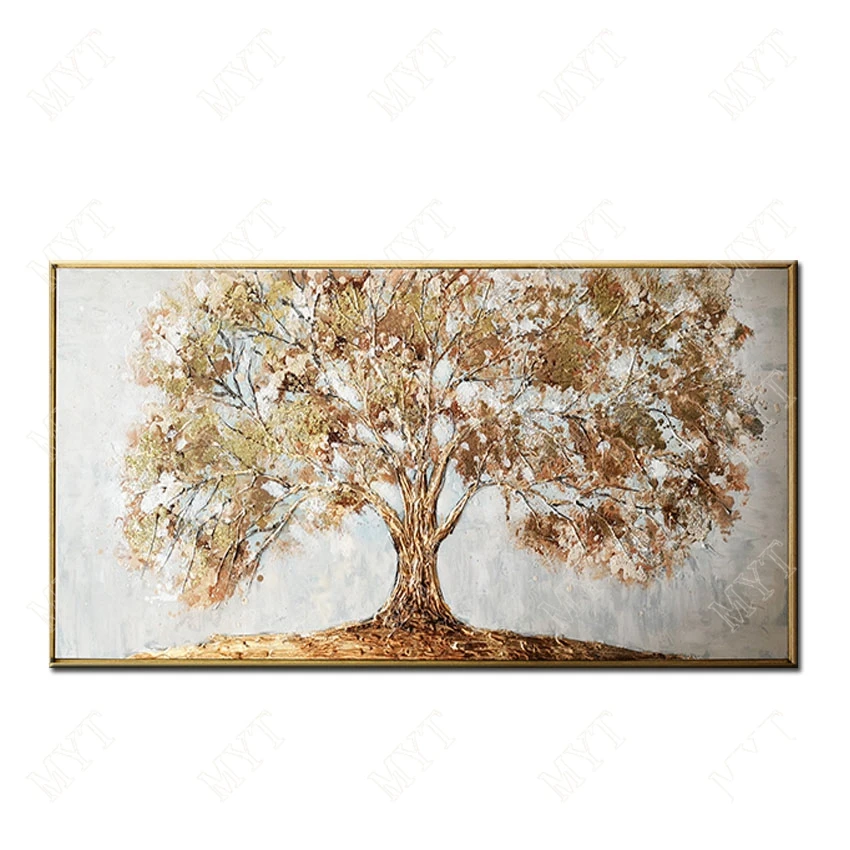 Unique gift Wall art picture Handpainted Modern abstract gold tree on canvas Oil Painting for Living Room home Decor no framed
Unique gift Wall art picture Handpainted Modern abstract gold tree on canvas Oil Painting for Living Room home Decor no framed
