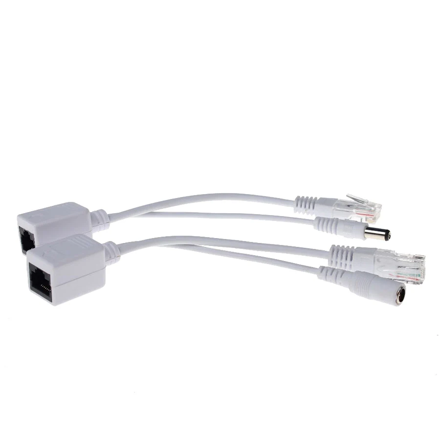 BESDER кабель адаптер POE разъемы Пассивный питания Ethernet PoE RJ45 инжектор + Сплиттер