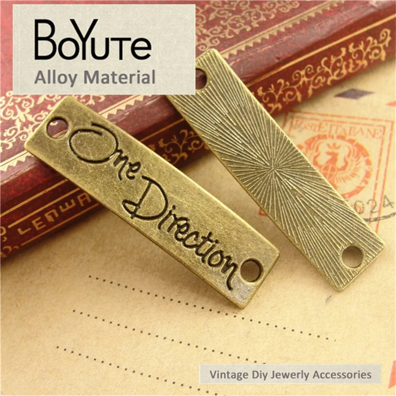 BoYuTe (50 Pieces/Lot) 11*40MM Zinc Alloy Antique Bronze Plated English Plate Connector Diy Jewelry Accessories
BoYuTe (50 Pieces/Lot) 11*40MM Zinc Alloy Antique Bronze Plated English Plate Connector Diy Jewelry Accessories