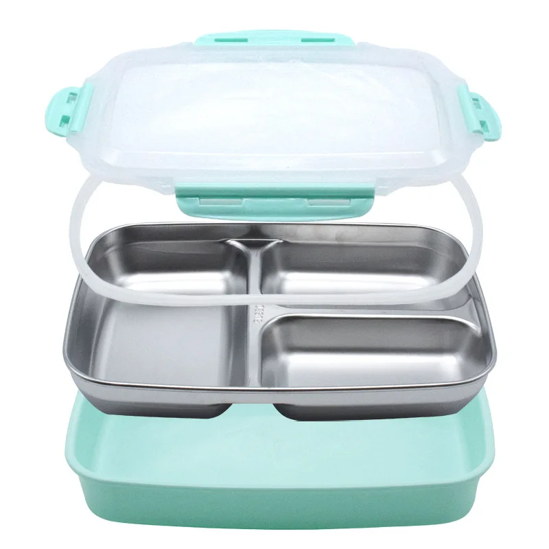 304 Stainless Steel Lunch Boxes Student Tableware Plastic Children's Lunch Boxes
304 Stainless Steel Lunch Boxes Student Tableware Plastic Children's Lunch Boxes