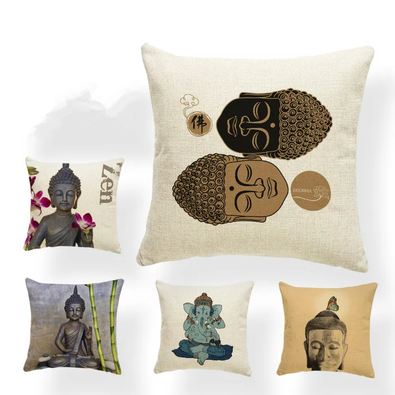 Thailand China Buddha Cushion Cover Geometry Pillow Case Blue Bamboo Watercolor Pillowcases Letter Couch Gifts 45Cm Warm
Thailand China Buddha Cushion Cover Geometry Pillow Case Blue Bamboo Watercolor Pillowcases Letter Couch Gifts 45Cm Warm