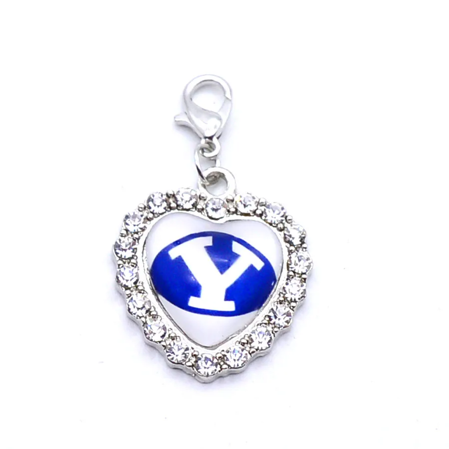 Болтающаяся Университетская подвеска NCAA BYU подходящие Браслеты и ожерелья