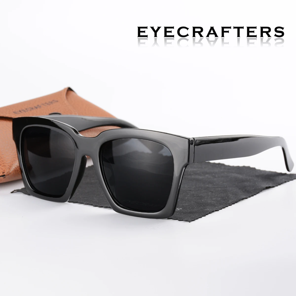 Женские солнцезащитные очки Eyecrafters, винтажные Квадратные Зеркальные очки черного цвета
Женские солнцезащитные очки Eyecrafters, винтажные Квадратные Зеркальные очки черного цвета
