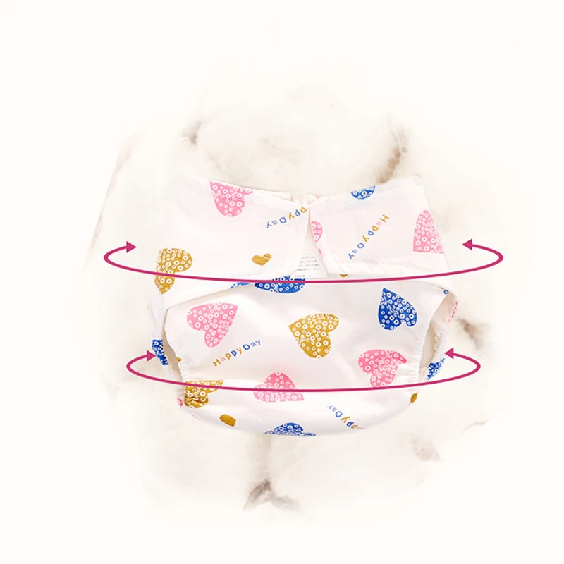 Adjustable Baby Reusable Training Pants Washable Cotton Cloth Nappy Infant Diaper Waterproof Panties | Мать и ребенок