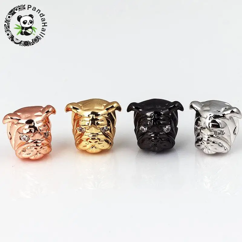 Brass Beads, Micro Pave Grade AAA Cubic Zirconia, Dog, Cadmium Free & Nickel Free & Lead Free, Mixed Color, 11.5x12x10.5mm,
Brass Beads, Micro Pave Grade AAA Cubic Zirconia, Dog, Cadmium Free & Nickel Free & Lead Free, Mixed Color, 11.5x12x10.5mm,
