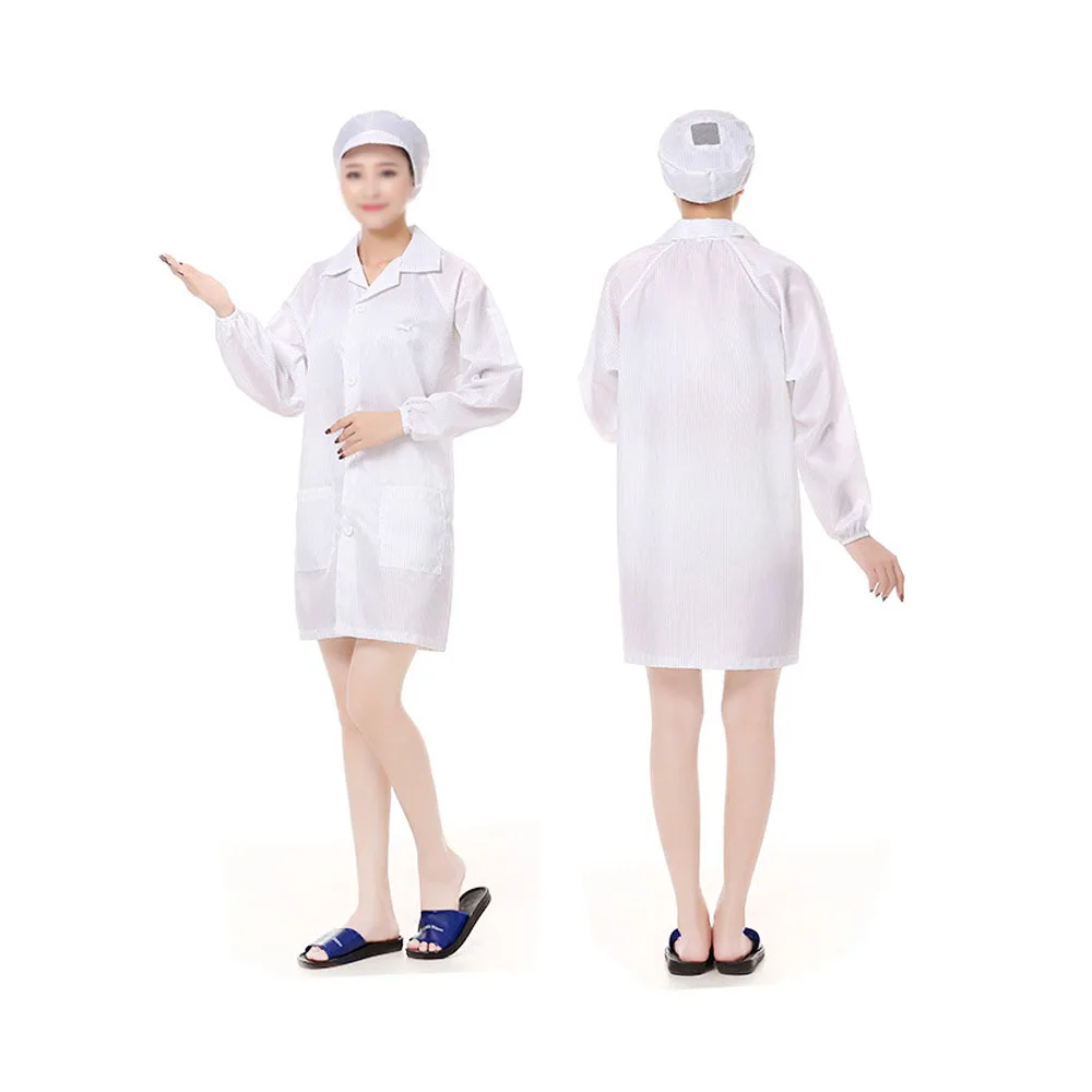 Fashion Long Sleeve ESD Safety Clothes Polyester Factory Laboratory Workroom Daxie Coat Size S/M/L/XL/XXL/XXXL Four Colors
Fashion Long Sleeve ESD Safety Clothes Polyester Factory Laboratory Workroom Daxie Coat Size S/M/L/XL/XXL/XXXL Four Colors