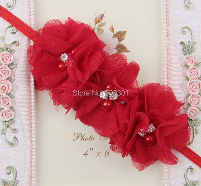 2" beaded chiffon flower headband girls flower headbands 30pcs/lot 17colors u pick
2" beaded chiffon flower headband girls flower headbands 30pcs/lot 17colors u pick