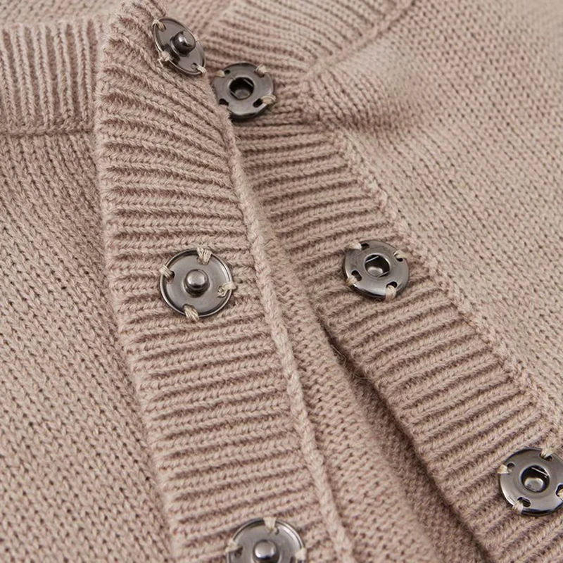 Vintage Square Collar Women Long Sleeve Top Cardigans Snap Closures Design Women Korean Style Solid Knitted Open Stitch Sweater
Vintage Square Collar Women Long Sleeve Top Cardigans Snap Closures Design Women Korean Style Solid Knitted Open Stitch Sweater